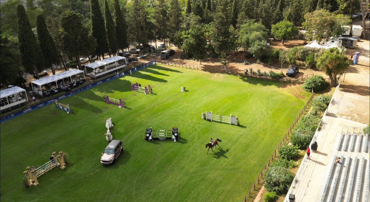 Il campo della Favorita durante la Coppa degli Assi
