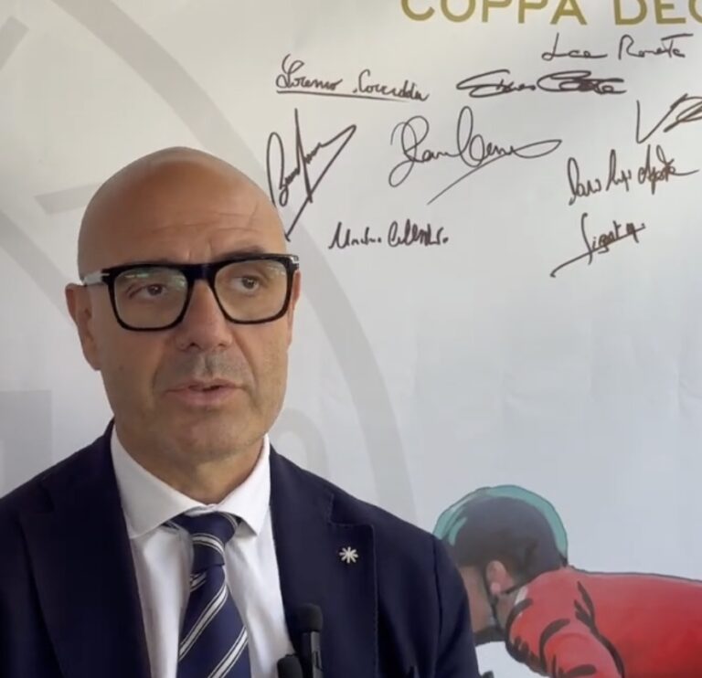 Il senatore Raul Russo intervistato alla 40ª Coppa degli Assi